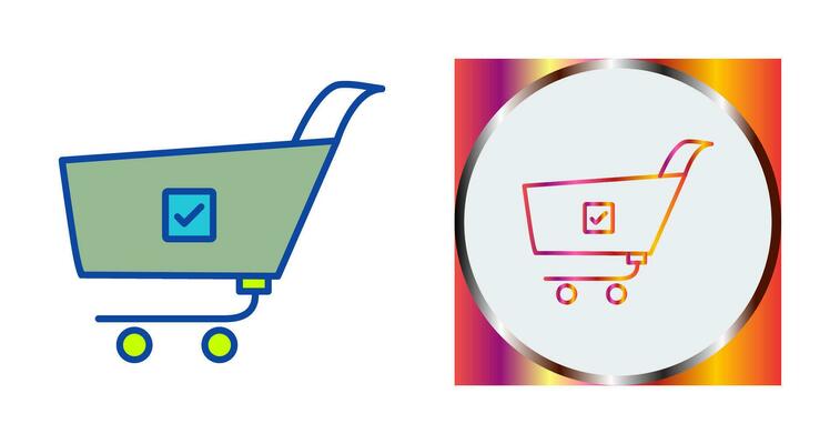 Unique Confirm Order Vector Icon