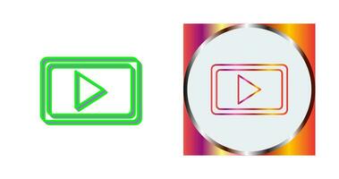 Unique Video Communication Vector Icon