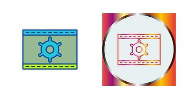 icono de vector de optimización web único