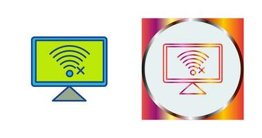 Disconnected Network Vector Icon