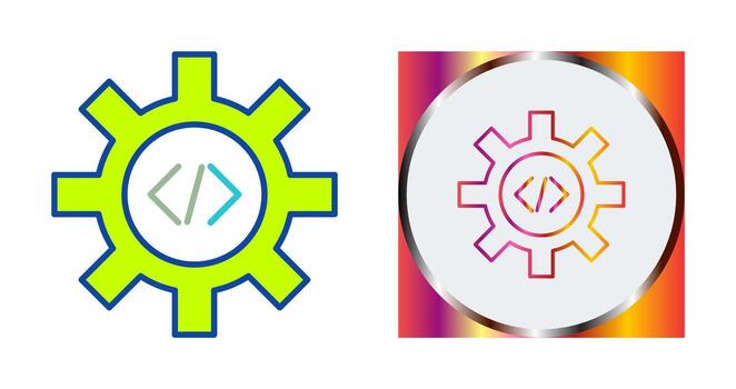 icono de vector de optimización de código único