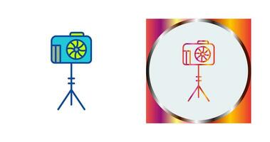 Unique Camera Stand Vector Icon