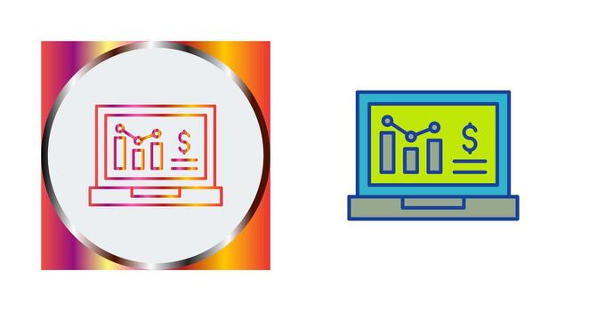 icono de vector de análisis