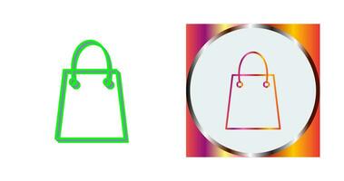 Unique Shopping Bag Vector Icon