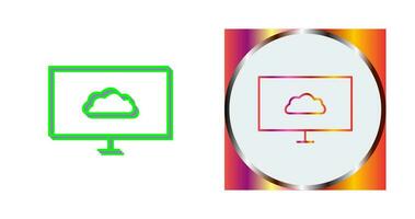 Unique Cloud System Vector Icon