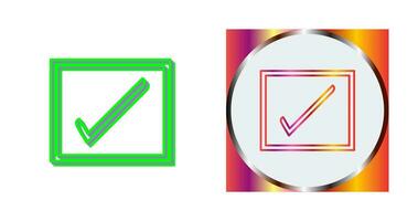 Checkbox Vector Icon