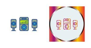 icono de vector de sistema de sonido