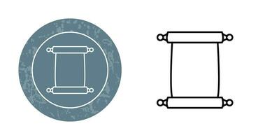 Scroll of Paper Vector Icon