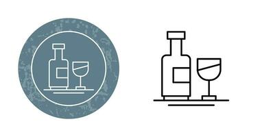 Wine Bottle Vector Icon