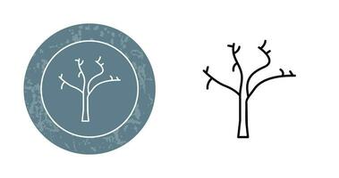 Tree with no Leaves Vector Icon