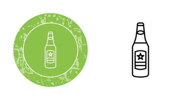 Beer Bottle Vector Icon