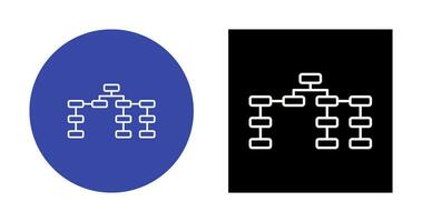 icono de vector de estructura de seo único