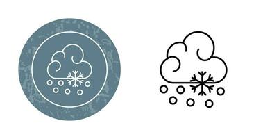 Snow Fall Vector Icon