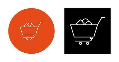 Unique Shopping Cart II Vector Icon