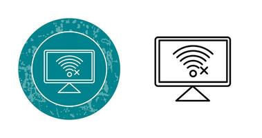 Disconnected Network Vector Icon