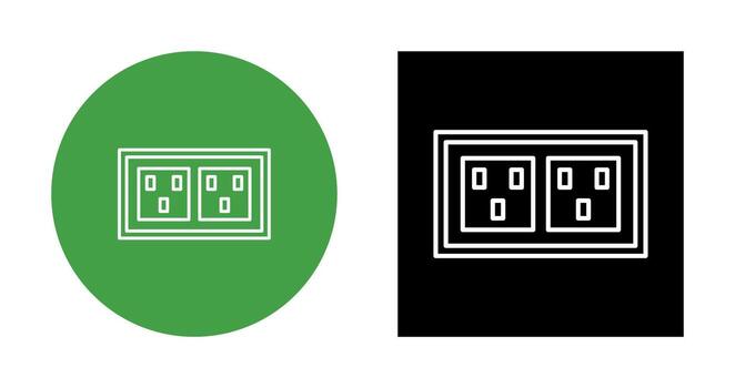 icono de vector de enchufe