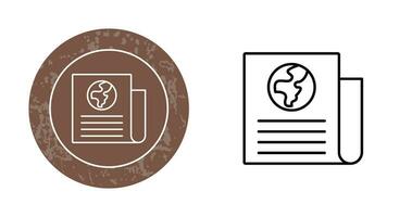 Newspaper Vector Icon