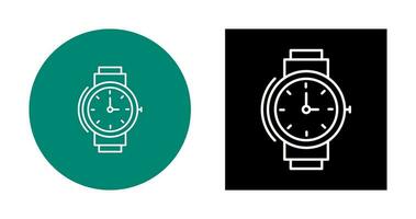 icono de vector de reloj de pulsera