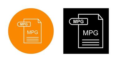 MPG Vector Icon