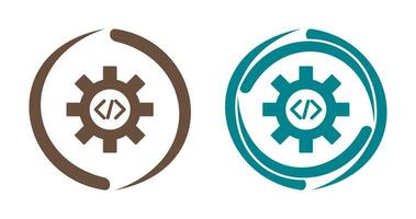 Unique Code Optimization Vector Icon