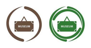 Museum Tag Vector Icon