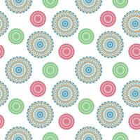 swirl colorful objects decoration seamless pattern vector