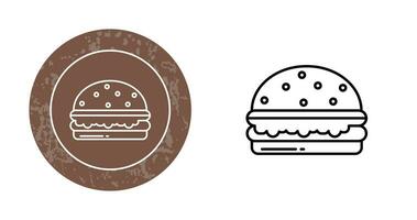 icono de vector de hamburguesa