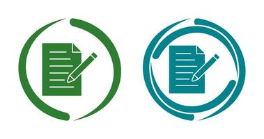 Unique Edit Document Vector Icon