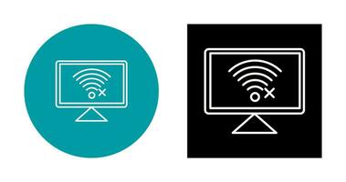 Disconnected Network Vector Icon