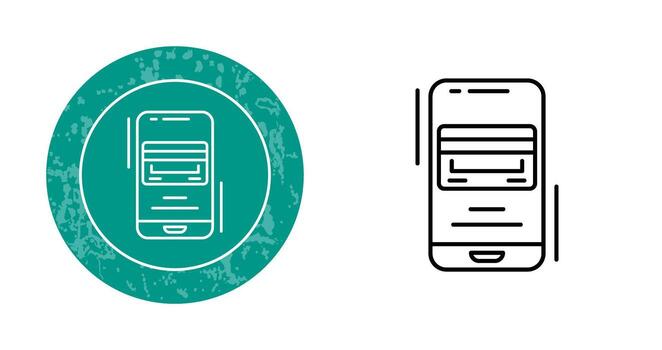 icono de vector de método de pago