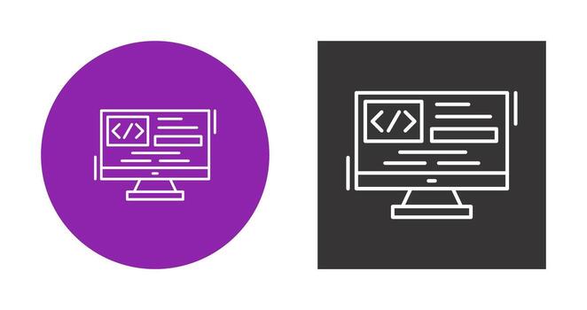 Coding Vector Icon