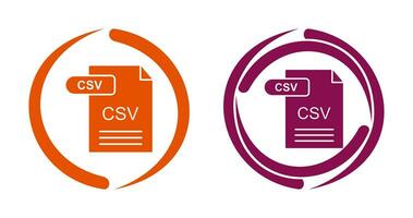 CSV Vector Icon