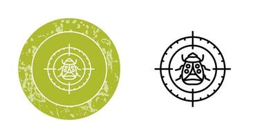 Bug Target Vector Icon