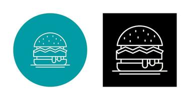 Hamburger Vector Icon