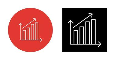 Rising Statistics Vector Icon