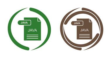 icono de vector de java