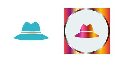 icono de vector de sombrero