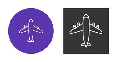 Flying Airplane Vector Icon