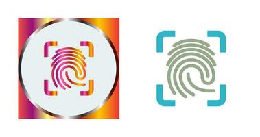 Finger Print Vector Icon