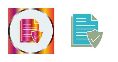 Valid Document Vector Icon