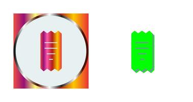 Unique Receipt Vector Icon