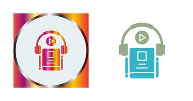 Audio Book Vector Icon