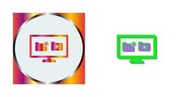 Unique Corrupted Data Vector Icon