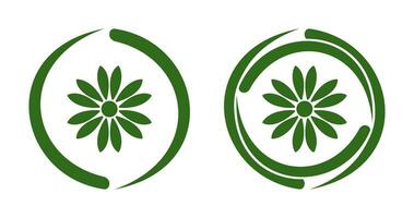 Unique Flower Vector Icon