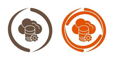 Cloud Data Vector Icon