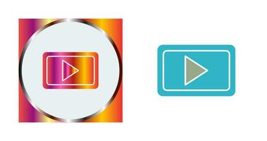 Unique Video Communication Vector Icon