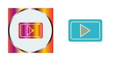 Unique Video Communication Vector Icon