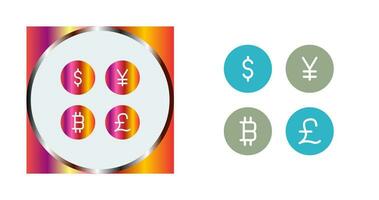 Currency Symbols Vector Icon