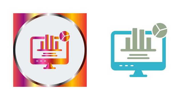 icono de vector de análisis