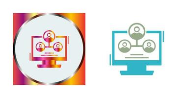 Hierarchy Structure Vector Icon